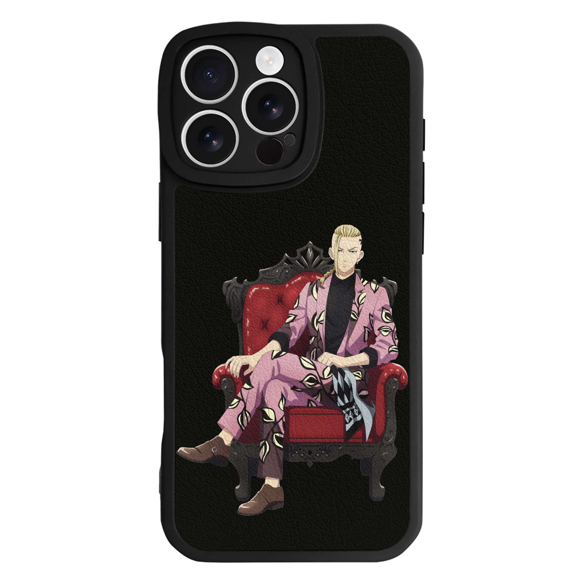 （画像用） 東京リベンジャーズ Tokyo Revengers 【iPhone 16シリーズ対応】シリコンスマホケース（レザー調） 材質：シリコン